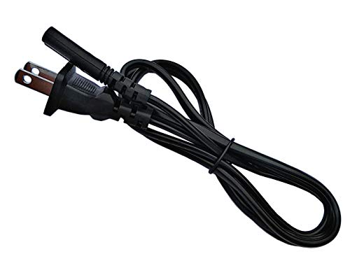 UpBright AC 120V Power Cord Cable Plug Lead Charger Compatible with Frigidaire EFMIS170-BLACK EFMIS170-PINK EFMIS170-WHITE 6.5L 9Can Retro Mini Cooler Portable Fridge Brushed Steel Rugged Refrigerator