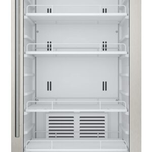 EdgeStar VBM91SS 24 Inch Wide 9.53 Cu. Ft. Commercial Beverage Merchandiser With Temperature Alarm and Reversible Door