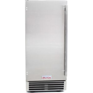 blaze 50 lb. 15-inch outdoor rated ice maker with gravity drain - blz-icemkr-50gr