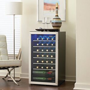 Danby DWC93BLSDB 36 Bottle Freestanding Wine Cooler