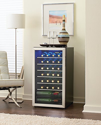 Danby DWC93BLSDB 36 Bottle Freestanding Wine Cooler