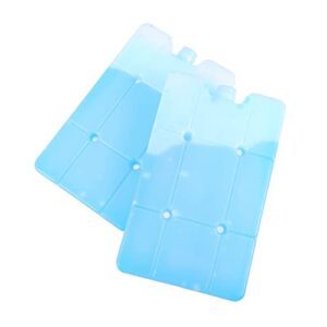 clispeed 2pcs cooler box ice cooler case reusable cold compress ice lunch reusable ice bag ice case freezer disposable cooler food containers ice container hdpe cooling box portable