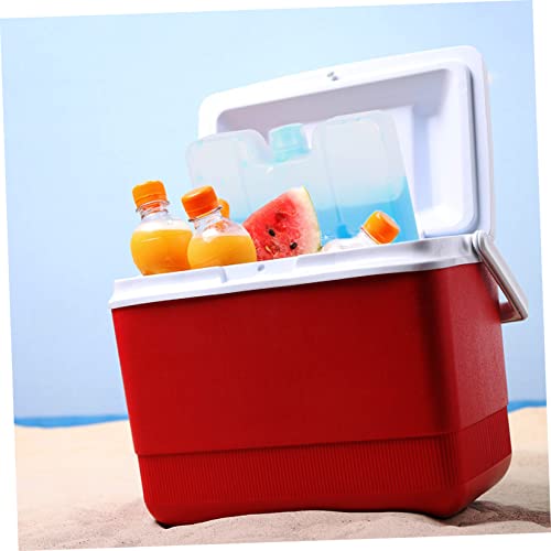 CLISPEED 2pcs Cooler Box Ice Cooler Case Reusable Cold Compress Ice Lunch Reusable Ice Bag Ice Case Freezer Disposable Cooler Food Containers Ice Container Hdpe Cooling Box Portable