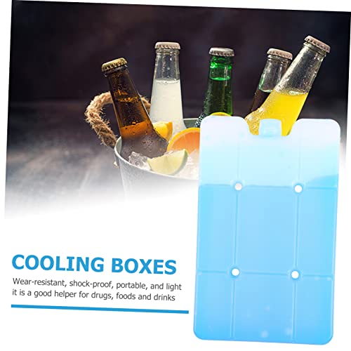 CLISPEED 2pcs Cooler Box Ice Cooler Case Reusable Cold Compress Ice Lunch Reusable Ice Bag Ice Case Freezer Disposable Cooler Food Containers Ice Container Hdpe Cooling Box Portable