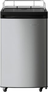 edgestar br2001ss ultra low temp stainless steel refrigerator for kegerator conversion