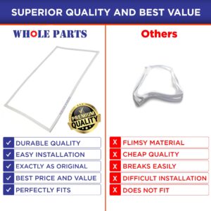 Whole Parts Refrigerator/Freezer Door Seal Gasket Part# 5304505529 - Replacement & Compatible with Some Crosley, Frigidaire and Kenmore Refrigerators or Freezers