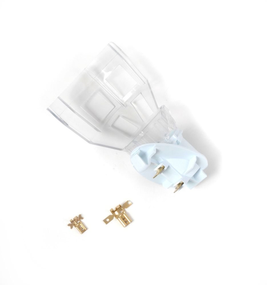 YesParts 4387478 Durable Refrigerator Light Socket Kit compatible with 1129370 2-7429 2-8249 200779