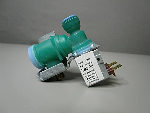 Water Inlet Valve Replacement For Whirlpool WRF736SDAM14 WRF736SDAT00 WRF736SDAT10 WRF736SDAW00 WRF736SDAW10 WRF736SDAW11 WRF736SDAW12 WRF736SDAW13 WRF736SDAW14 WRF757SDEE00 WRF757SDEE01 Refrigerator