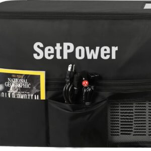 Setpower Insulated Protective Cover for AJ40 or AJ50 Portable Refrigerator Freezer, suitable for AJ40 AJ50 Both, Flexible Model