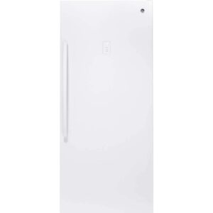 ge - 21.3 cu. ft. frost-free upright freezer - white model:fuf21smrwww