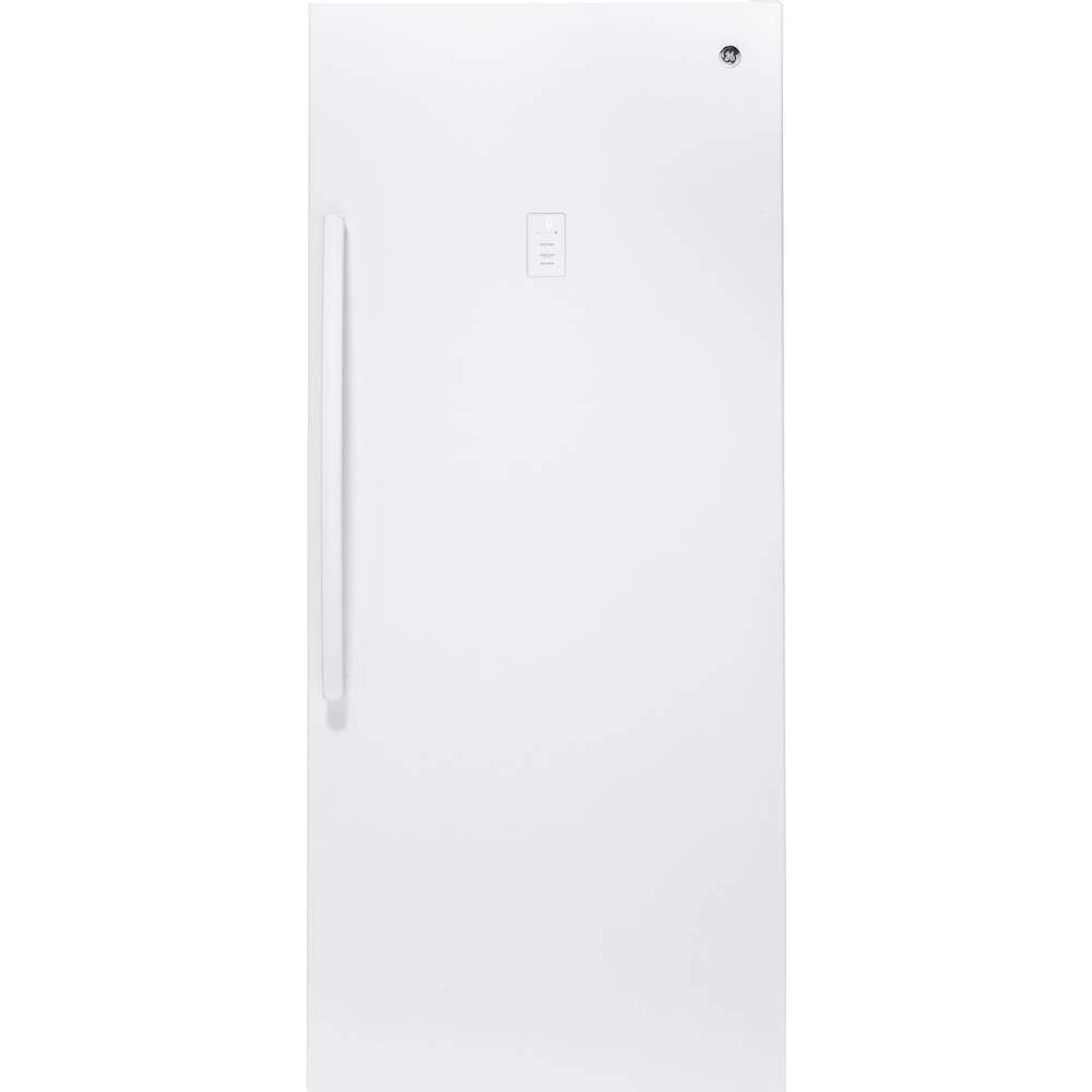 GE - 21.3 Cu. Ft. Frost-Free Upright Freezer - White Model:FUF21SMRWWW