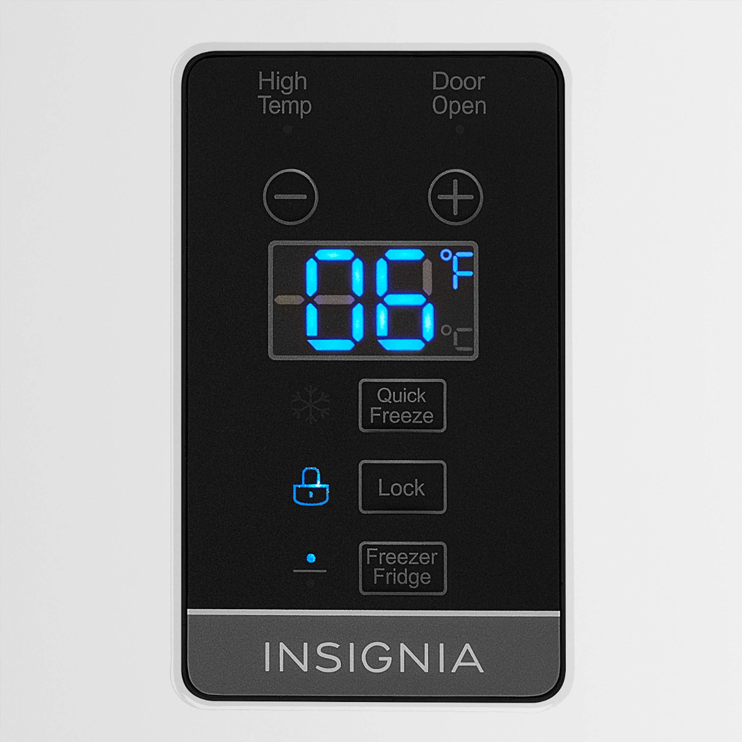 Insignia™ - 21.0 Cu. Ft. Upright Convertible Freezer/Refrigerator