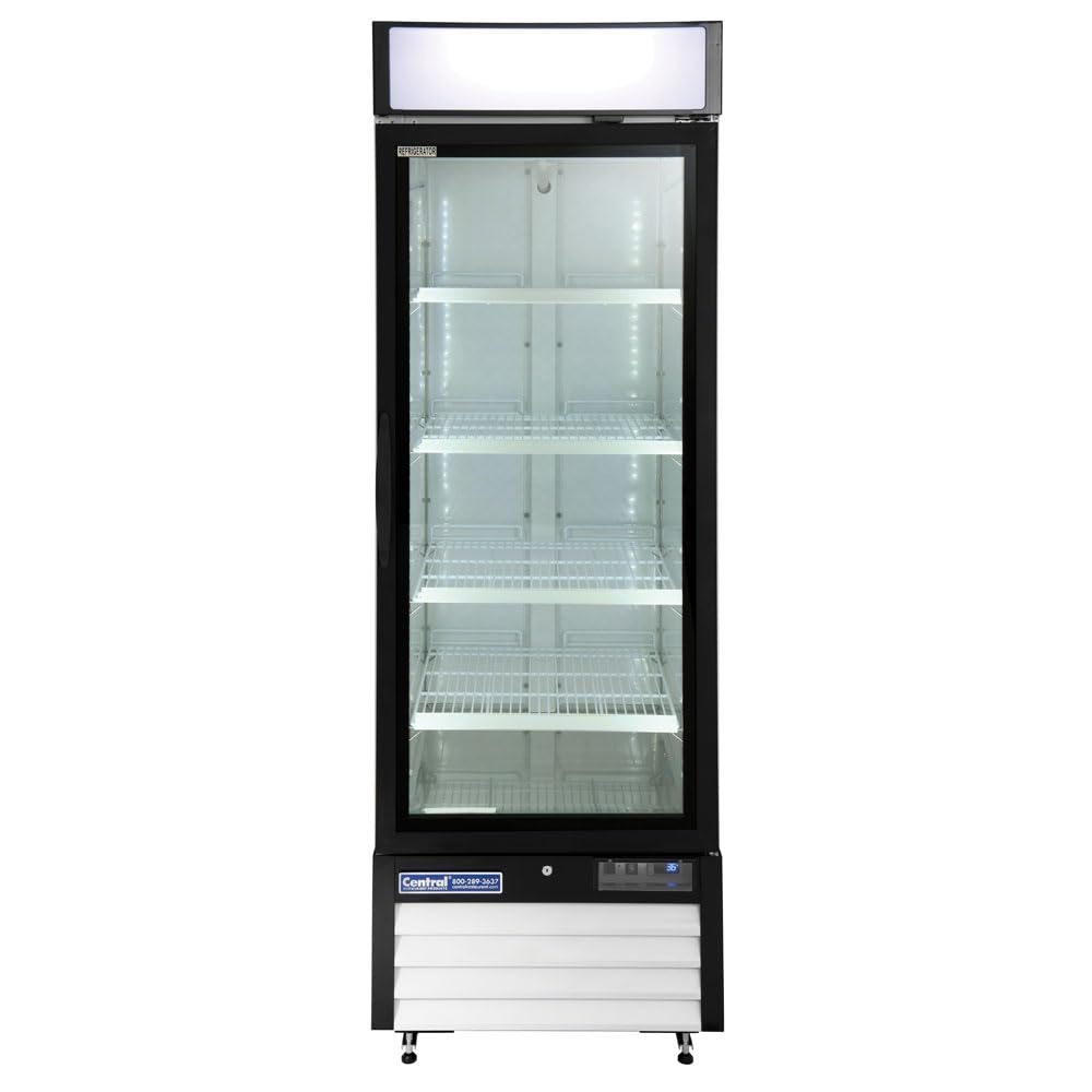 Kratos Refrigeration 69K-826 Commercial Swing Glass Door Freezer, 1 Door, 27"wide, 23 cu ft, White