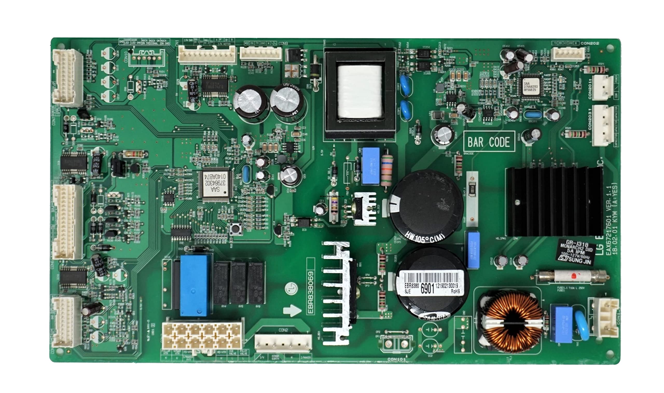 CoreCentric Remanufactured Refrigerator Control Board Replacement for LG EBR83806901