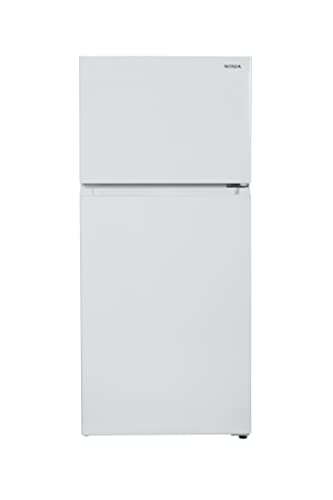 Winia 18 cu. Ft. Top Freezer Refrigerator with Icemaker - White