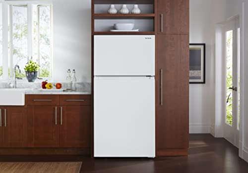 Winia 18 cu. Ft. Top Freezer Refrigerator with Icemaker - White