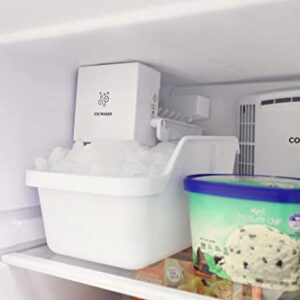 Winia 18 cu. Ft. Top Freezer Refrigerator with Icemaker - White