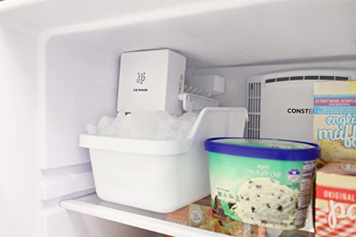 Winia 18 cu. Ft. Top Freezer Refrigerator with Icemaker - White