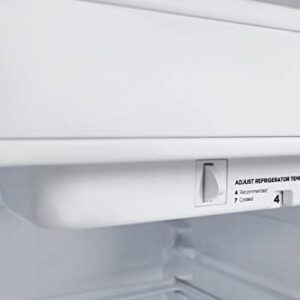 Winia 18 cu. Ft. Top Freezer Refrigerator with Icemaker - White