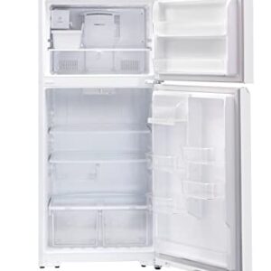 Winia 18 cu. Ft. Top Freezer Refrigerator with Icemaker - White