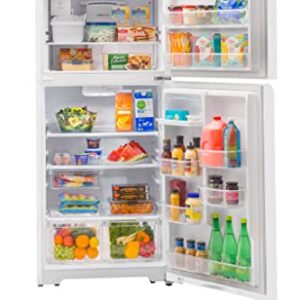 Winia 18 cu. Ft. Top Freezer Refrigerator with Icemaker - White