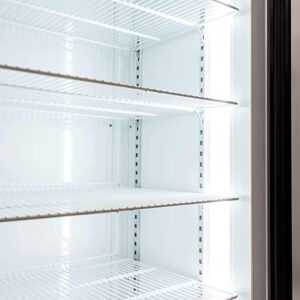 FRICOOL Commercial 3 Glass Door Merchandiser Refrigerator-Upright Beverage Cooler with LED Lighting