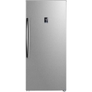 midea whs-625fwess1 33 convertible upright freezer with 17 cu. ft. capacity energy star automatic defrost interior lighting in stainless steel