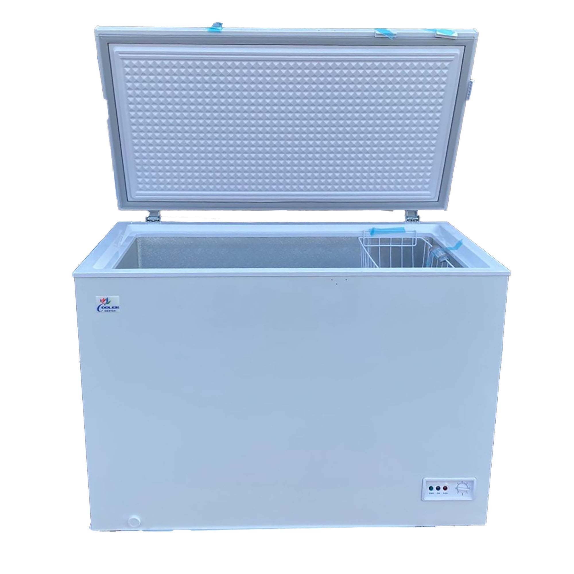 Commercial Freezer Chest freezer 10 Cuft NSF Restaurant 44" White Stand Alone Solid Flat Top w/Storage Baskets XF-302