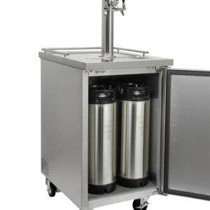 Kegco kegerator, Triple Tap, Stainless Steel