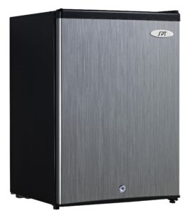 spt uf-214ss: 2.1 cu.ft. upright freezer in stainless steel - energy star
