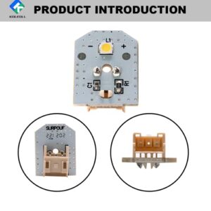 KOLEOLL WR55X11132 Refrigerator Led Light Compatible with GE WR55X25754 WR55X26486 3033142 PS4704284 EAP12172918 AP6261806