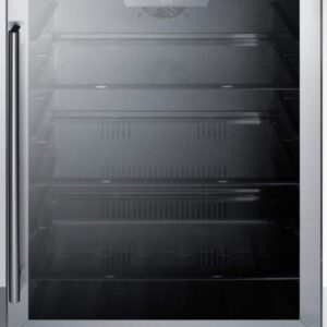 Summit AL57G 24 Inch Freestanding Counter Depth Compact Refrigerator with 4.8 cu. ft. Capacity, in Stainless Steel