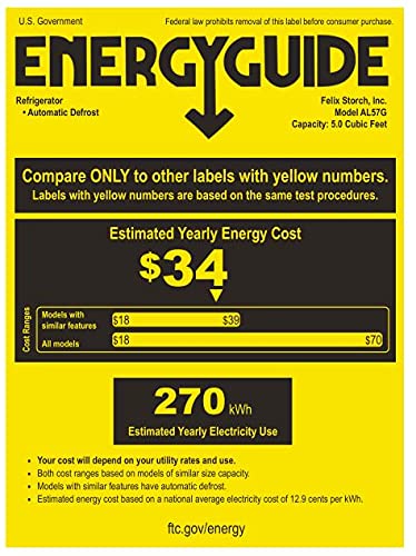 Summit AL57G 24 Inch Freestanding Counter Depth Compact Refrigerator with 4.8 cu. ft. Capacity, in Stainless Steel