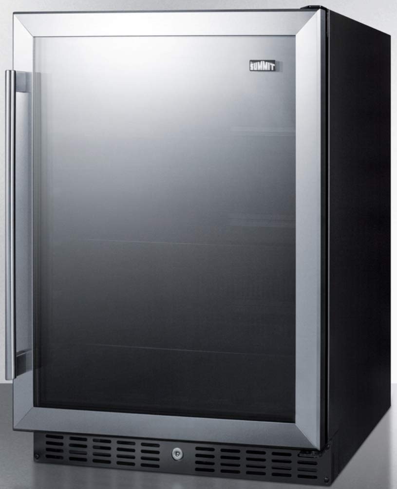 Summit AL57G 24 Inch Freestanding Counter Depth Compact Refrigerator with 4.8 cu. ft. Capacity, in Stainless Steel