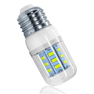 5304511738 led refrigerator light bulb (3.5w white) replace ps12364857 ap6278388 4584444 kei d34l refrigerator bulb compatible with frigidaire kenmore refrigerator