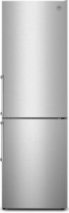 bertazzoni ref24bmfx 24" counter depth bottom mount refrigerator with surround cooling system and total no frost system - fingerprint resistant stainless steel