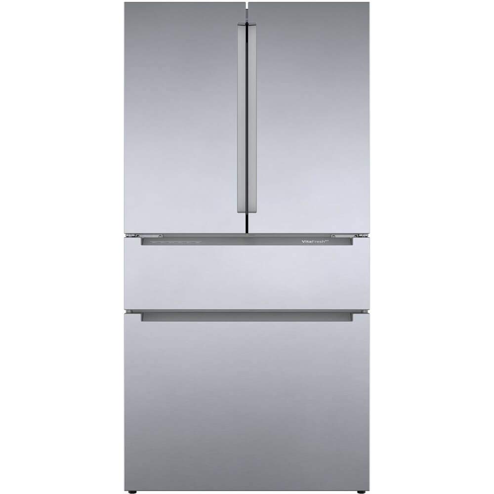 Bosch B36CL80ENS 36" 800 Series French Door Refrigerator with 20.5 cu. ft. Capacity, FarmFresh System, VitaFreshPro, LED Lighting and MultiAirFlow in Stainless Steel