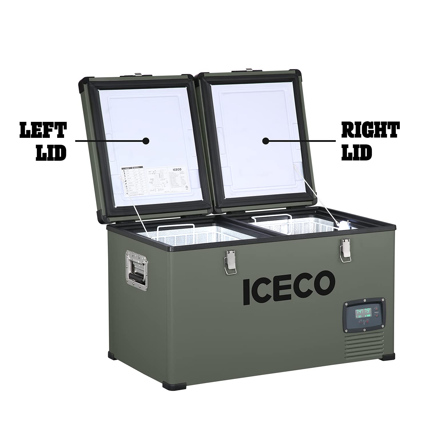 ICECO Replacement Lid for VL60 Dual Zone Portable Refrigerator (Right-Door)