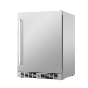 mgmedos 24 inch undercounter refrigerators beverage fridge single drawer fridge with digital display for indoor outdoor patio