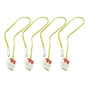 DA32-00006W 4PCS Defrost Temperature Sensor for Samsung Refrigerator RS2556SH RB215LASH RS265LABP RB2055SL RS2577SW RS257BARB RB1855SW