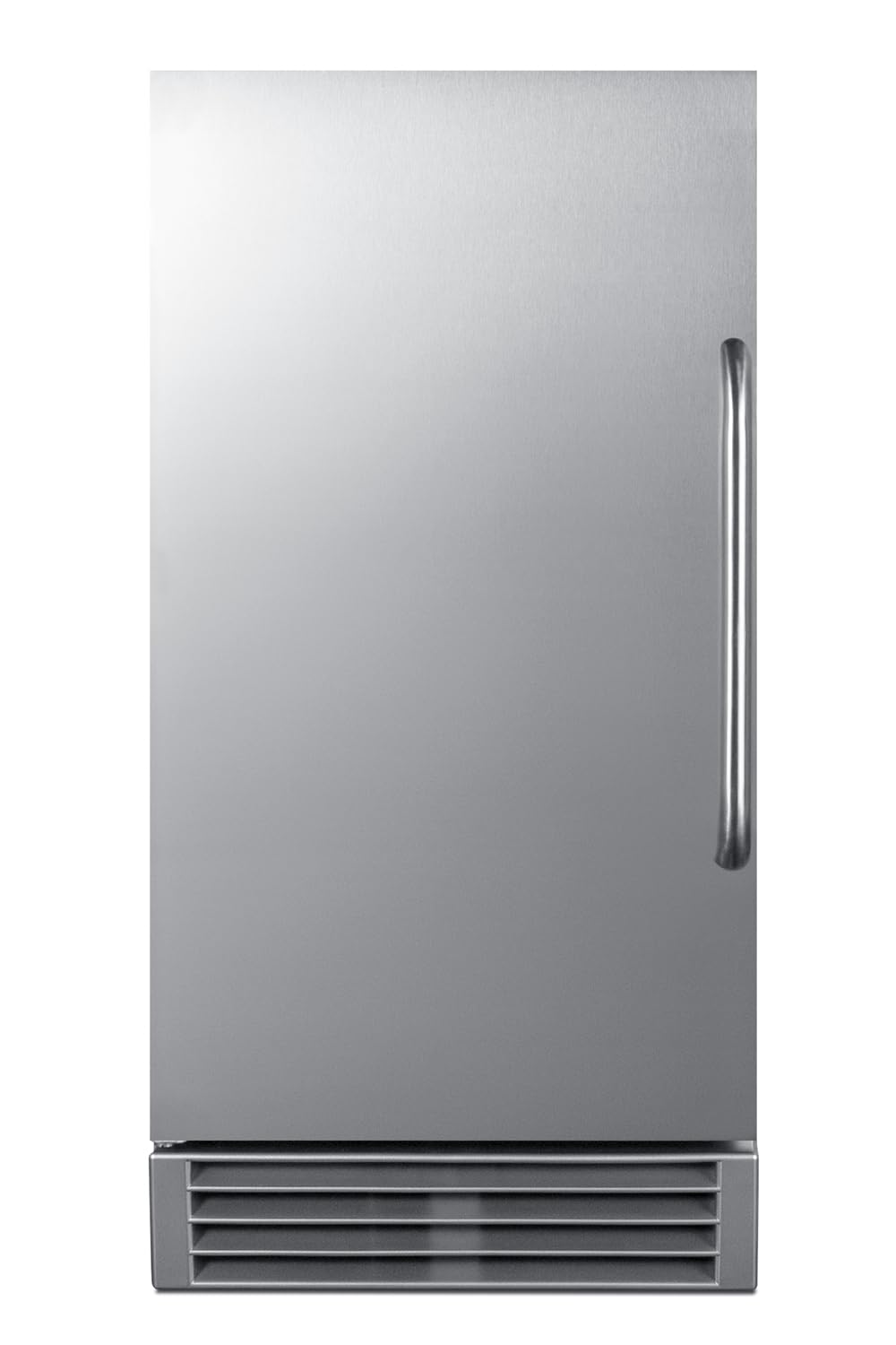 Summit Appliance BIM47OS Built-in Icemaker, Weatherproof Design for Outdoor Use, 14.5" Wide, 50 lb Production Capacity, Built-in Pump, Air Cooled, 115v