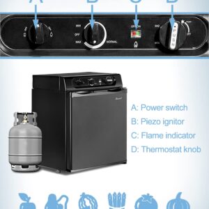 Smad 3 Way Propane Refrigerator 3 Way Propane Freezer