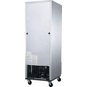 Dukers D28F 17.7 cu. ft. Single Door Commercial Freezer in Stainless Steel