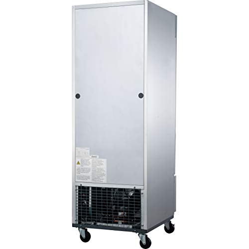 Dukers D28F 17.7 cu. ft. Single Door Commercial Freezer in Stainless Steel