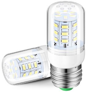 charniol 2 pieces 5304511738 led light bulb 3.5w e27 refrigerator light bulb replace compatible with refrigerator ps12364857 ap6278388, 110v-240v white light