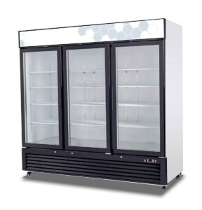 migali c-72fm 72 cu/ft 3 glass door merchandiser freezer