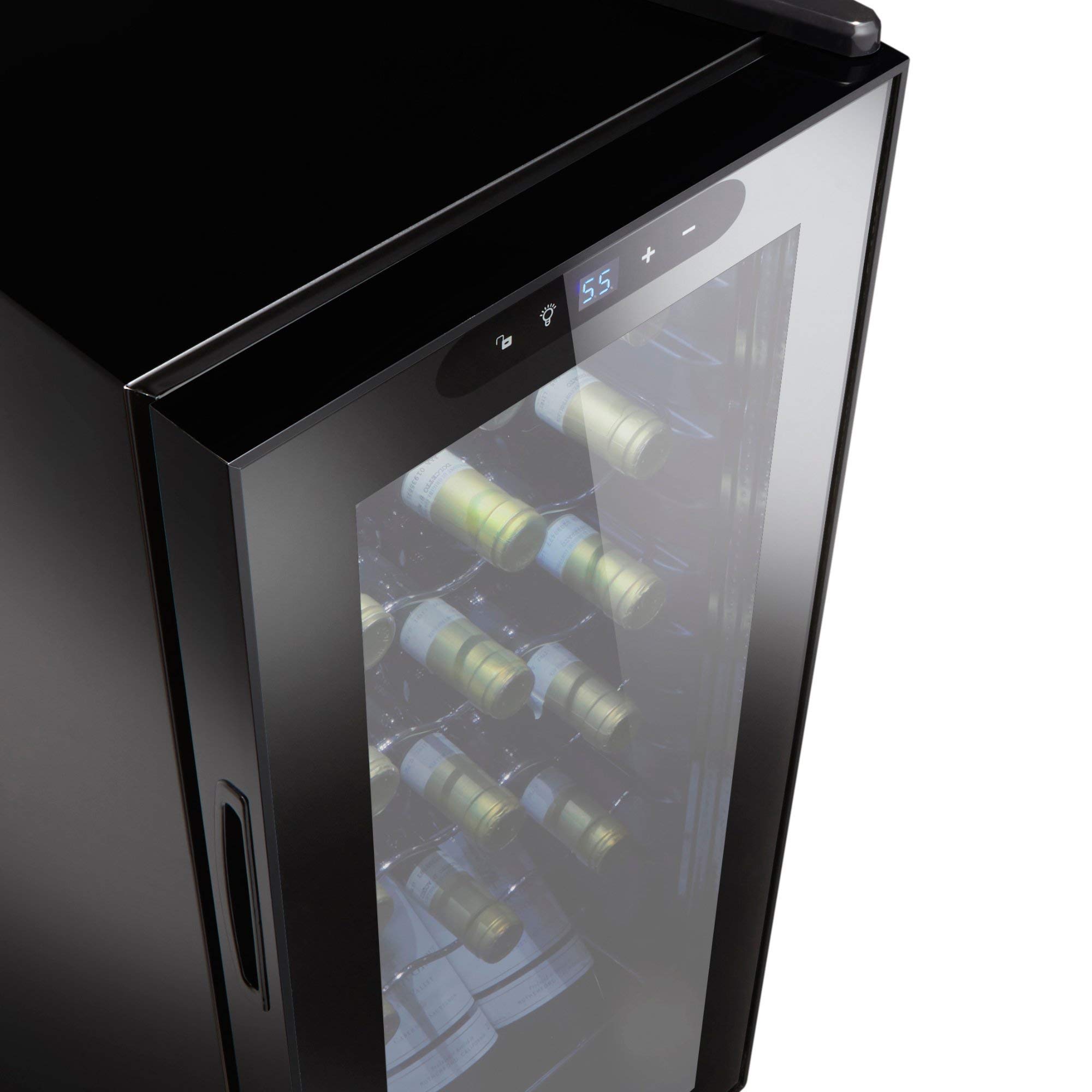 Wine Enthusiast 18-Bottle Single Zone Compressor Wine Cooler