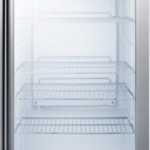 Summit SCR486LBI Beverage Refrigeration, Glass/Black