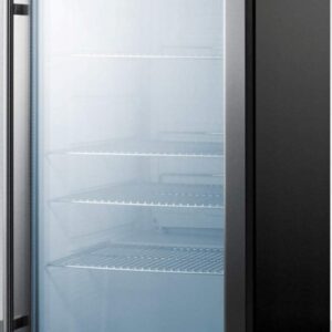 Summit SCR486LBI Beverage Refrigeration, Glass/Black