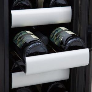 Whynter BWR-401DS 40 Bottle Stainless Steel Dual Zone Built Wine Refrigerators-Elite Series with Seamless Doors